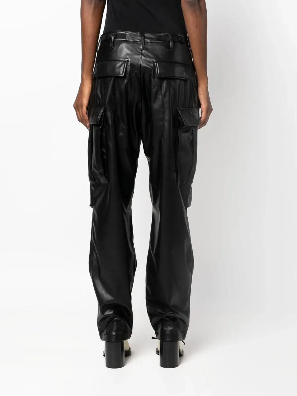 rag & bone Sands フェイクレザー カーゴパンツ - 画像3
