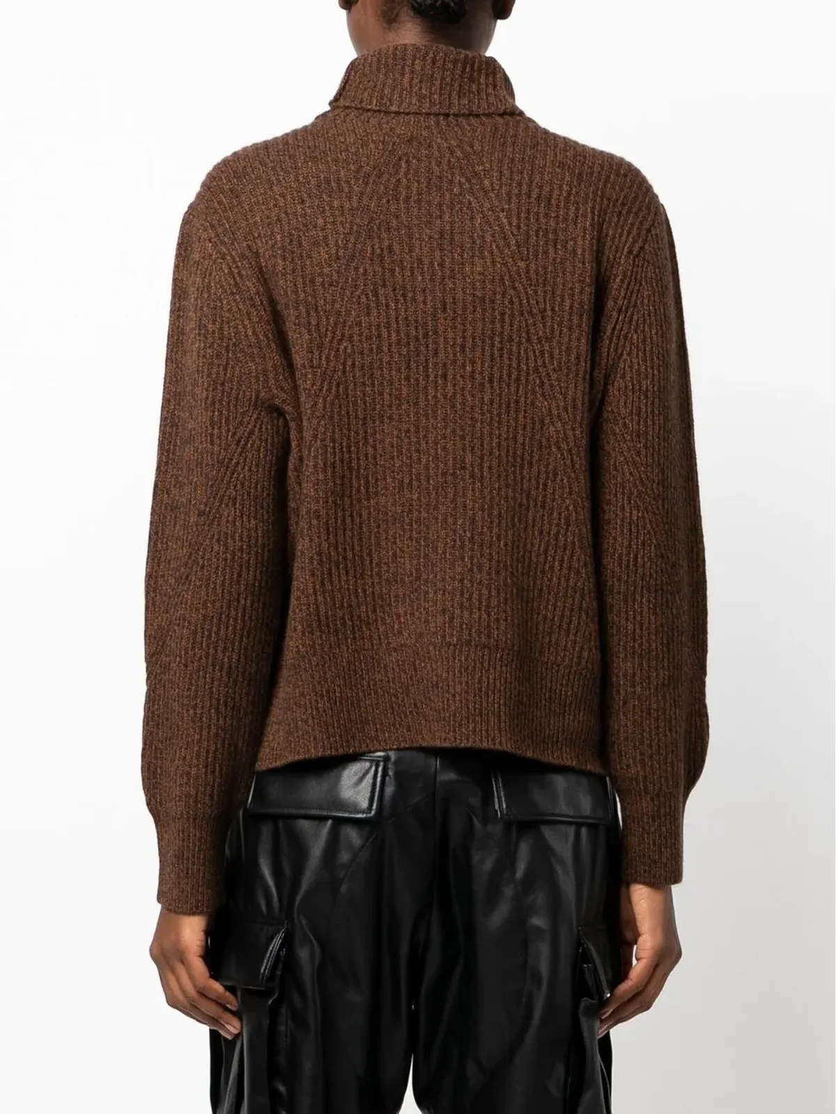 rag & bone ピアース カシミヤ タートルネック セーター - ブラウン - 画像4