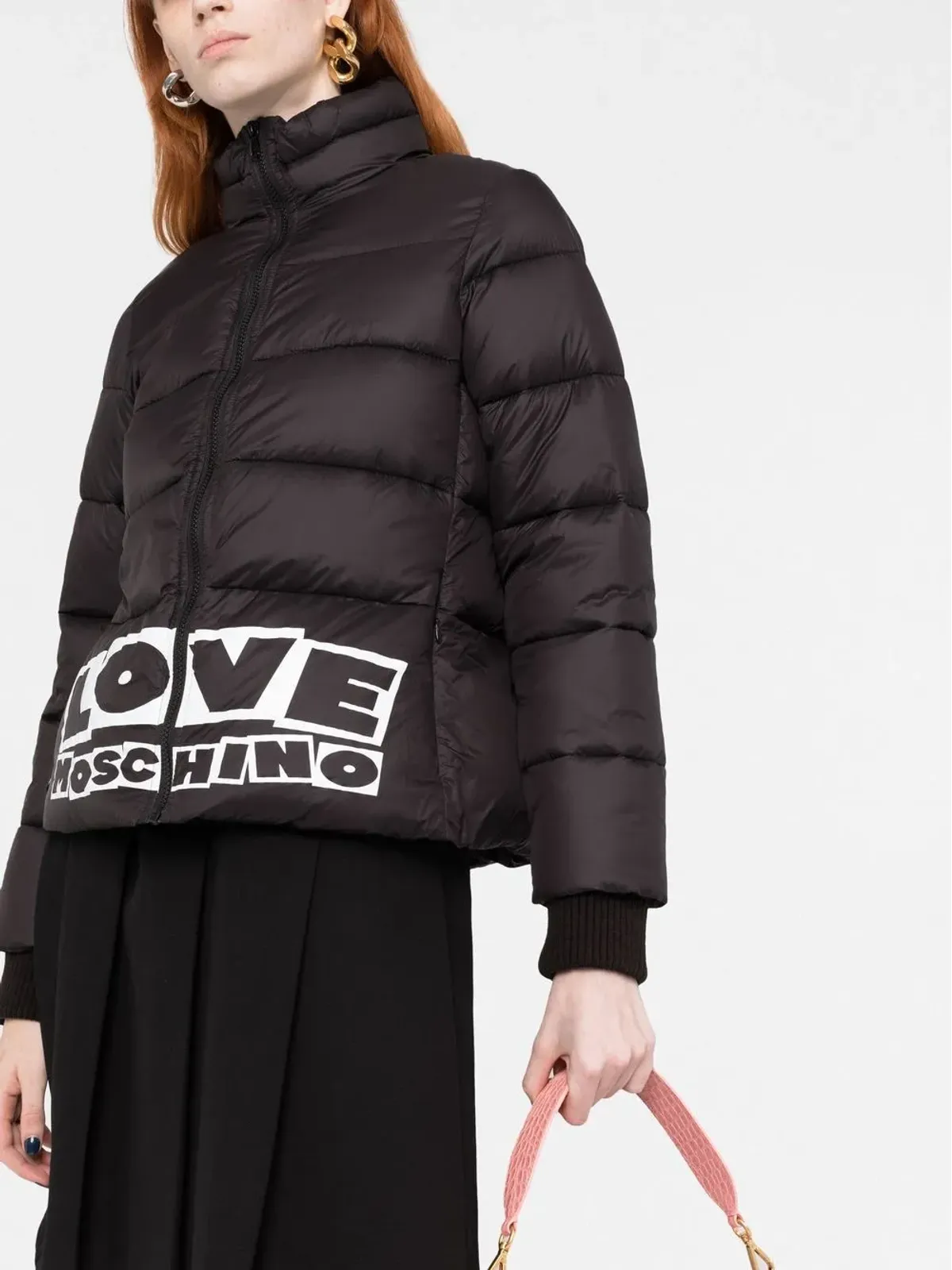 Love Moschino ロゴプリント入りパデッドジャケット - 画像5