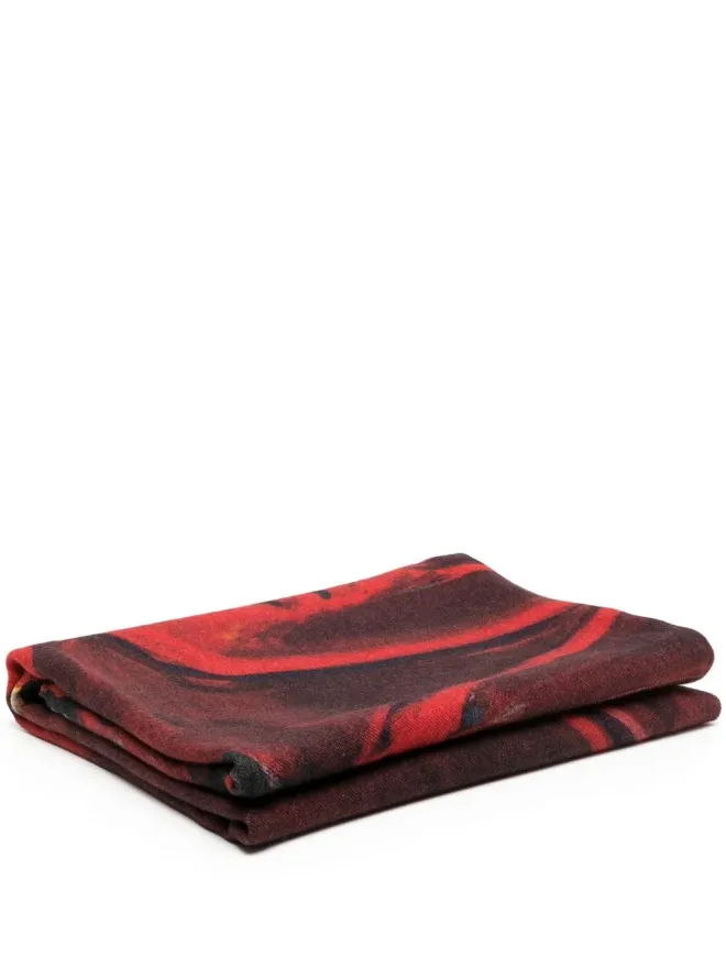 Givenchy Givenchy グラフィックプリント シルクウール ブランケットの商品画像