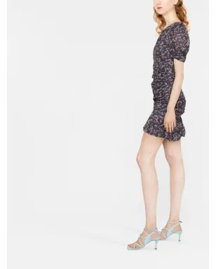 MARANT ÉTOILE Lecia アシンメトリック ミニドレス - サムネイル4