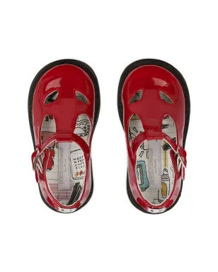 Dolce & Gabbana Kids ポリッシュ仕上げバレリーナ - サムネイル4