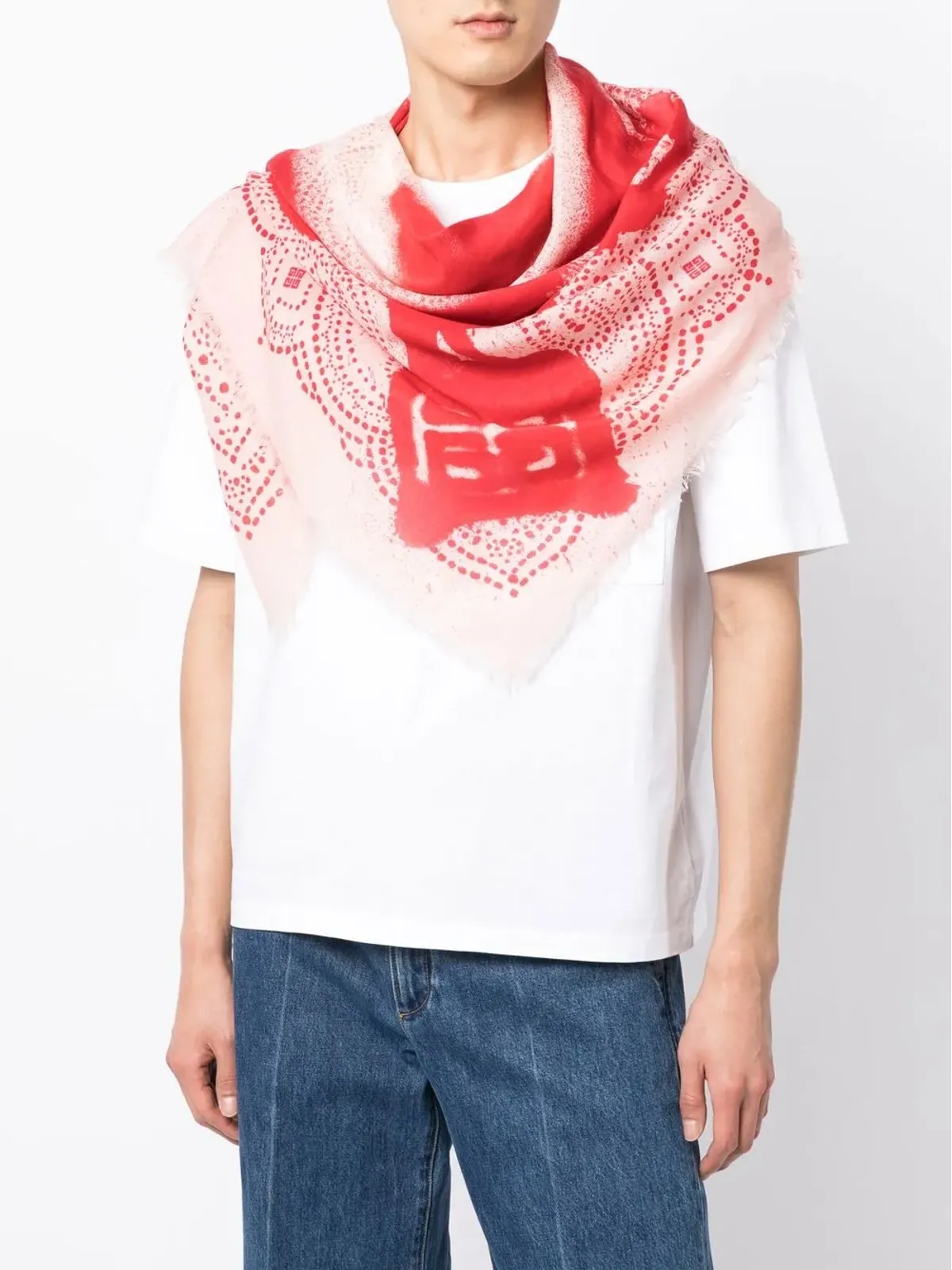 Givenchy グレコプリント ライトウェイト スカーフ - 画像2