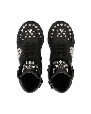 Dolce & Gabbana Kids Portofino ハイトップスニーカー - サムネイル4