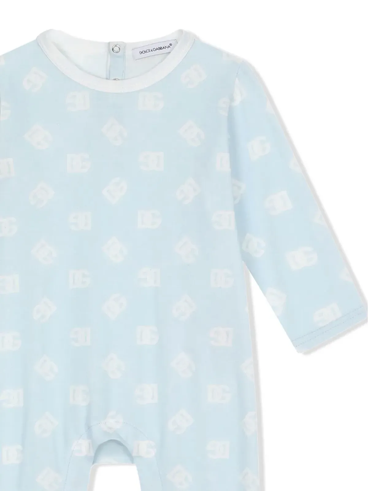 Dolce & Gabbana Kids DG-logo ベビーロンパースセット - 画像4