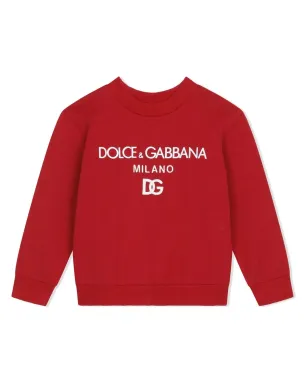 Dolce & Gabbana Kids DG Milano 刺繍入りスウェット - サムネイル1