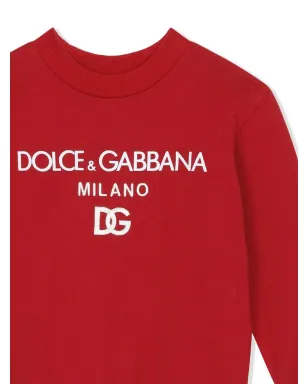 Dolce & Gabbana Kids DG Milano 刺繍入りスウェット - サムネイル3