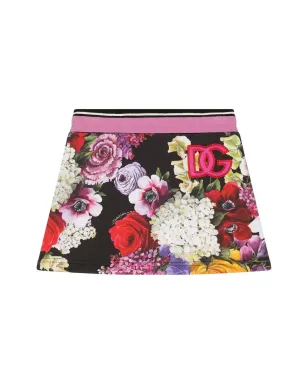 Dolce & Gabbana Kids 花柄プリントのミニスカート - サムネイル2