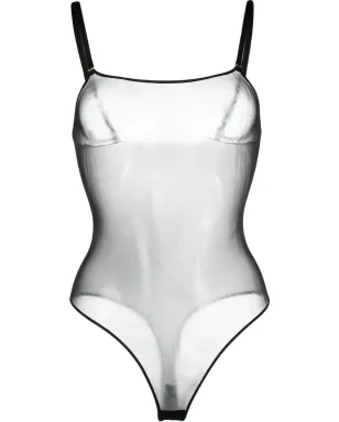 Maison Close Corps à Corps thong-style bodysuit - Black - サムネイル1