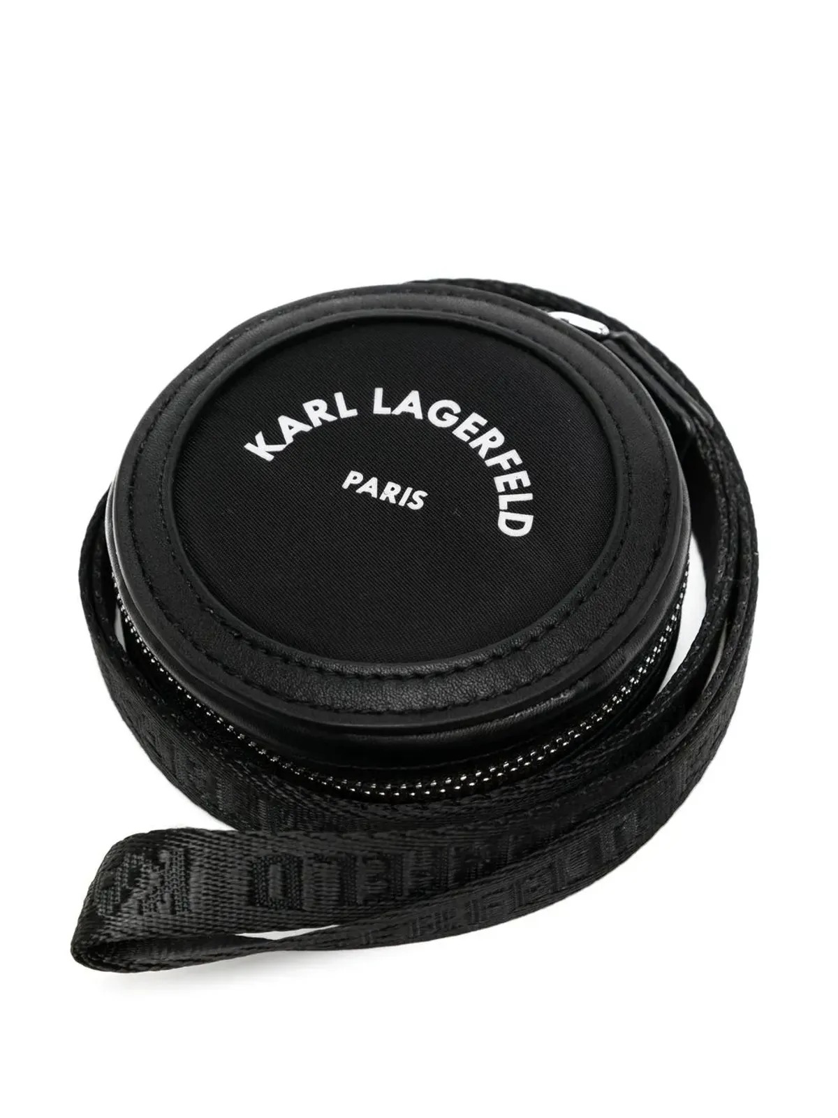Karl Lagerfeld ロゴプリント丸型コインパース - 画像2