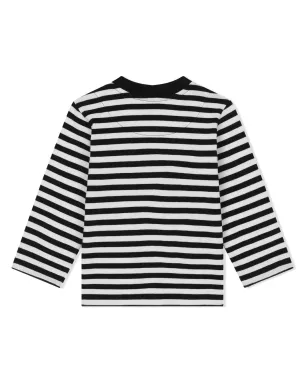 Dolce & Gabbana Kids ストライプ ジャージーTシャツ - ホワイト - サムネイル2