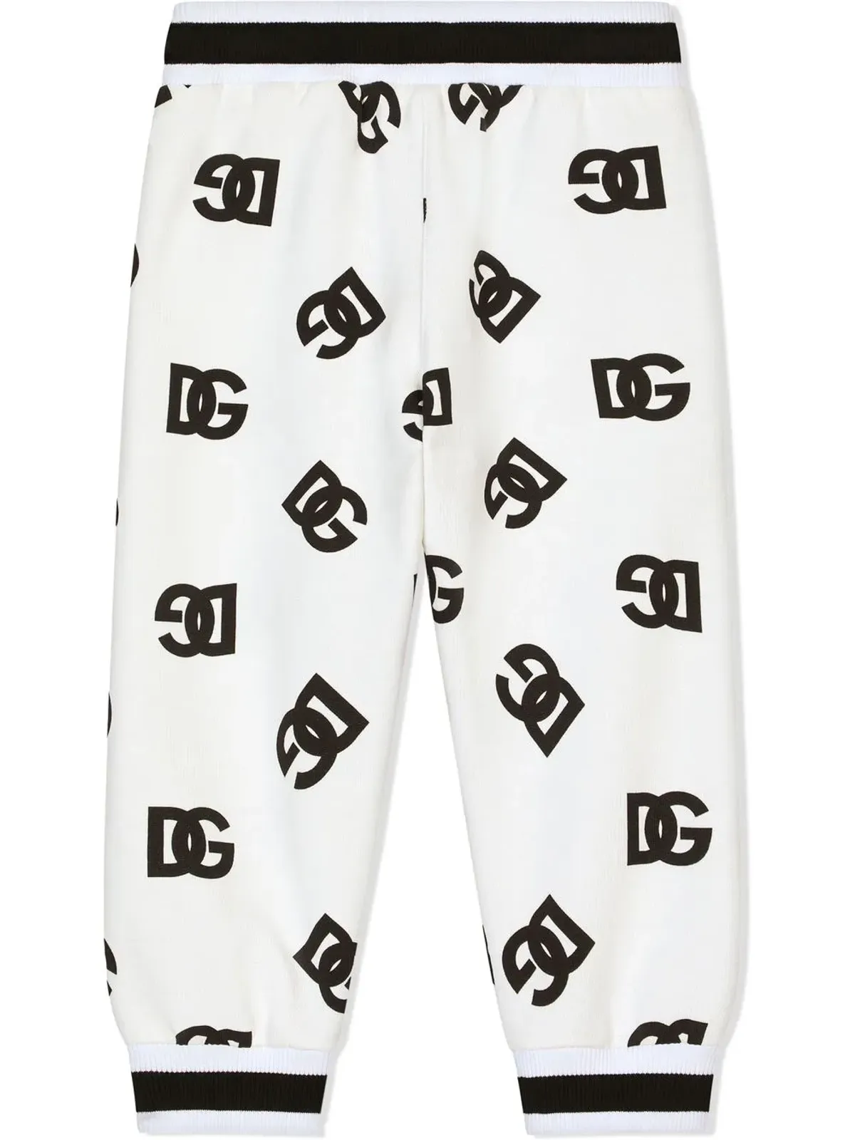 Dolce & Gabbana Kids DGロゴ トラックパンツ - ホワイト - 画像2
