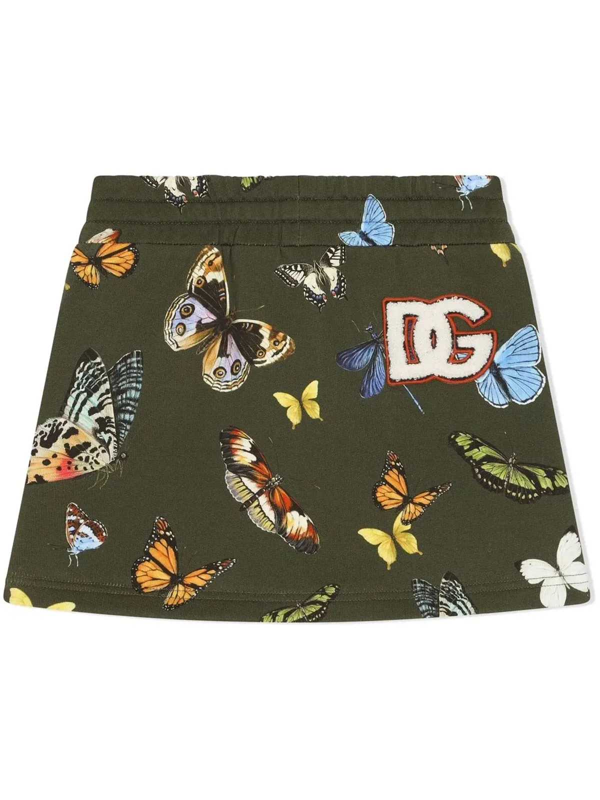 Dolce & Gabbana Kids バタフライプリント ジャージー スカート - 画像2