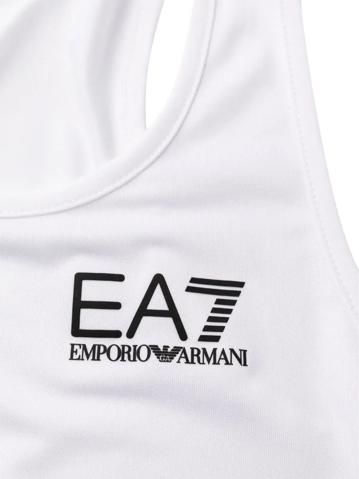 Ea7 Emporio Armani ロゴプリント スポーツブラ - White - 画像3