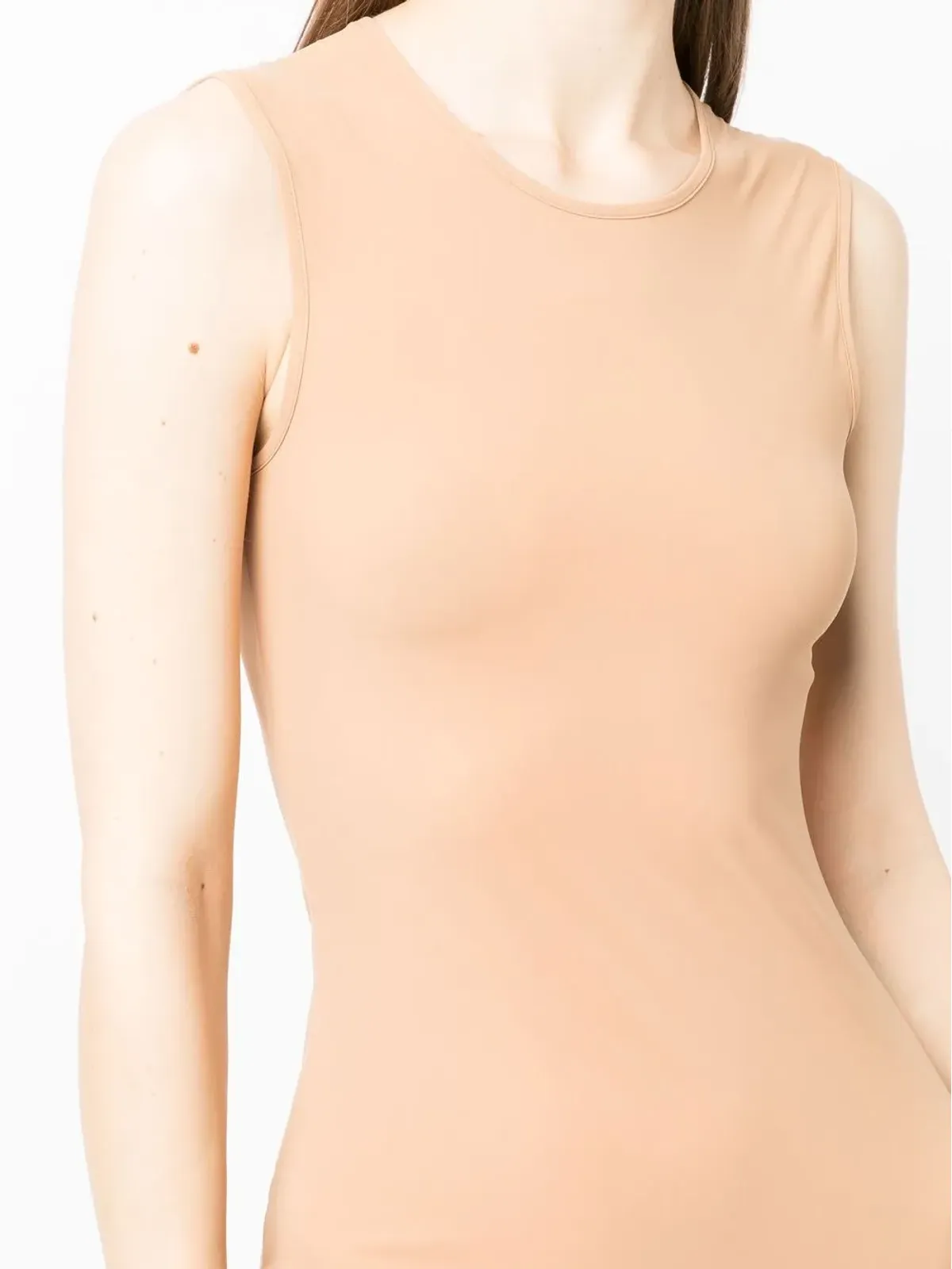 Jil Sander ラウンドネック ノースリーブ ミディドレス - 画像5