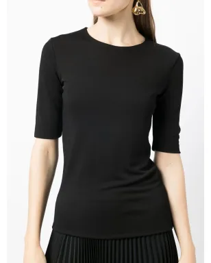 Jil Sander 丸首・半袖Tシャツ - ブラック - サムネイル5