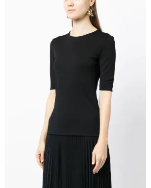 Jil Sander 丸首・半袖Tシャツ - ブラック - サムネイル3