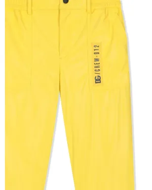 Dolce & Gabbana Kids コーティッドナイロン ワークパンツ - サムネイル3