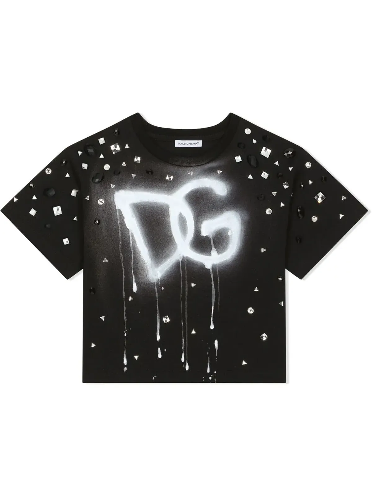 Dolce & Gabbana Kids エンベリッシュド ロゴプリント Tシャツ - 画像1