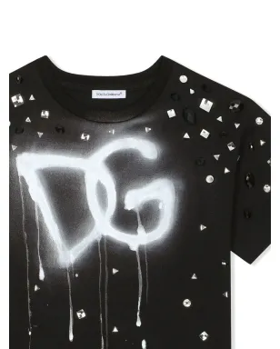 Dolce & Gabbana Kids エンベリッシュド ロゴプリント Tシャツ - サムネイル3