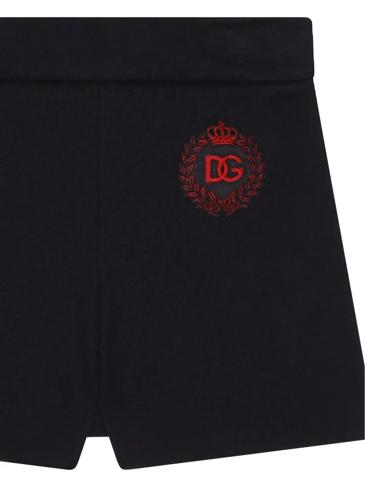 Dolce & Gabbana Kids ロゴパッチコットンショーツ - 画像3