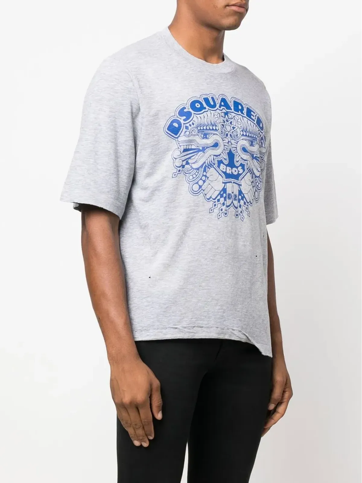DSQUARED2 graphic-logo print T-shirt - Grey - 画像3