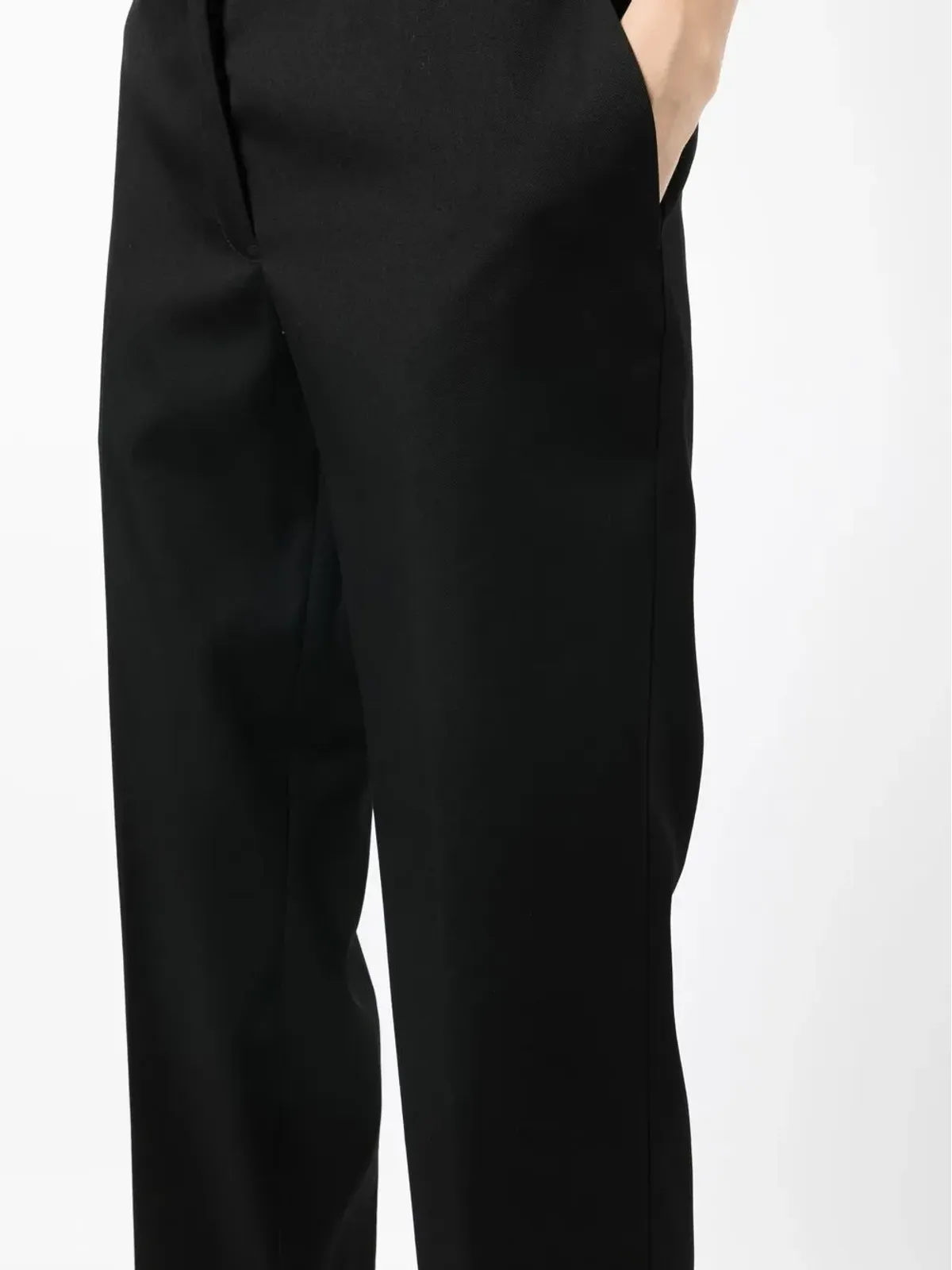 Jil Sander クロップド テーラードパンツ（ブラック） - 画像5
