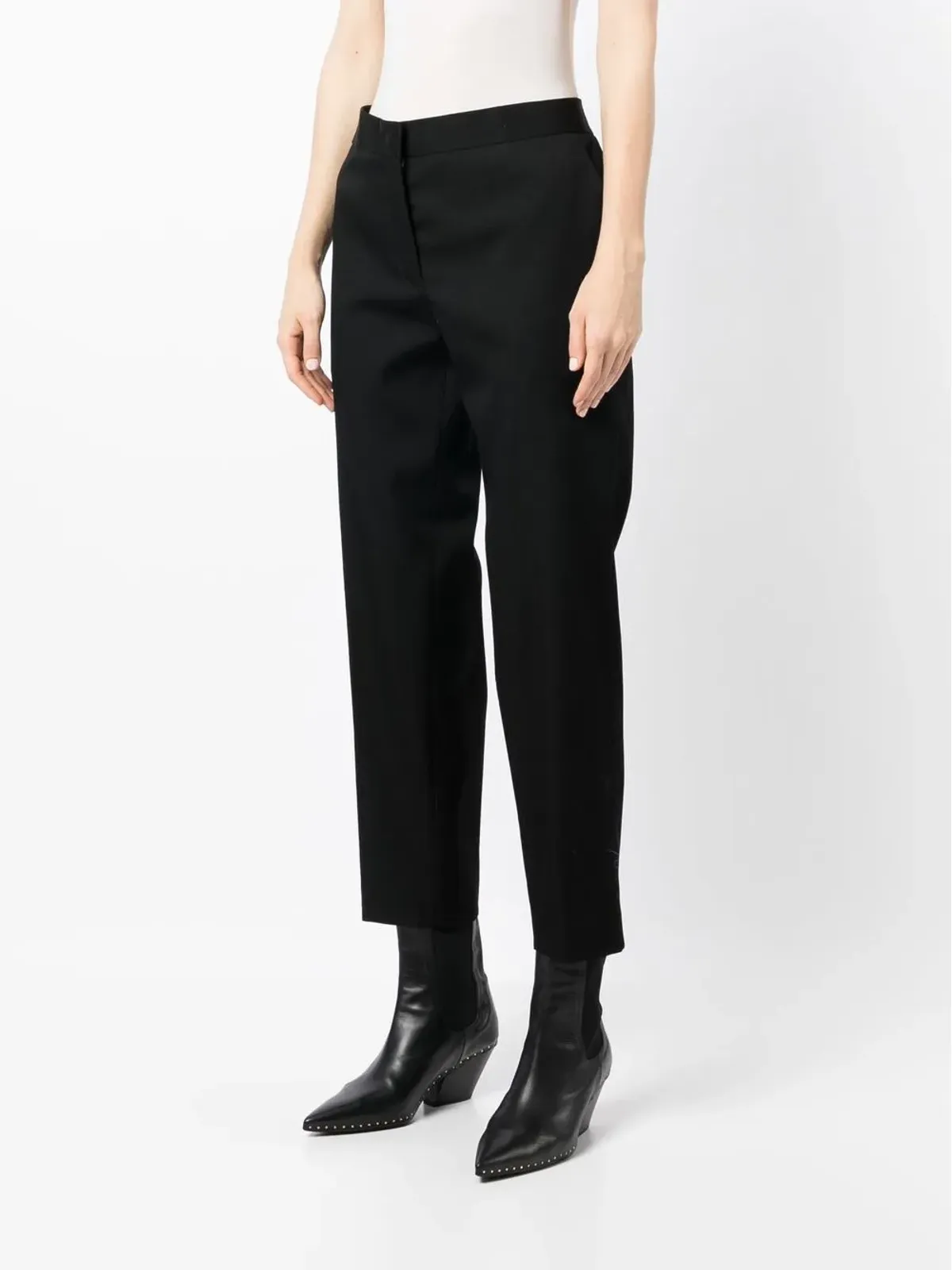 Jil Sander クロップド テーラードパンツ（ブラック） - 画像3