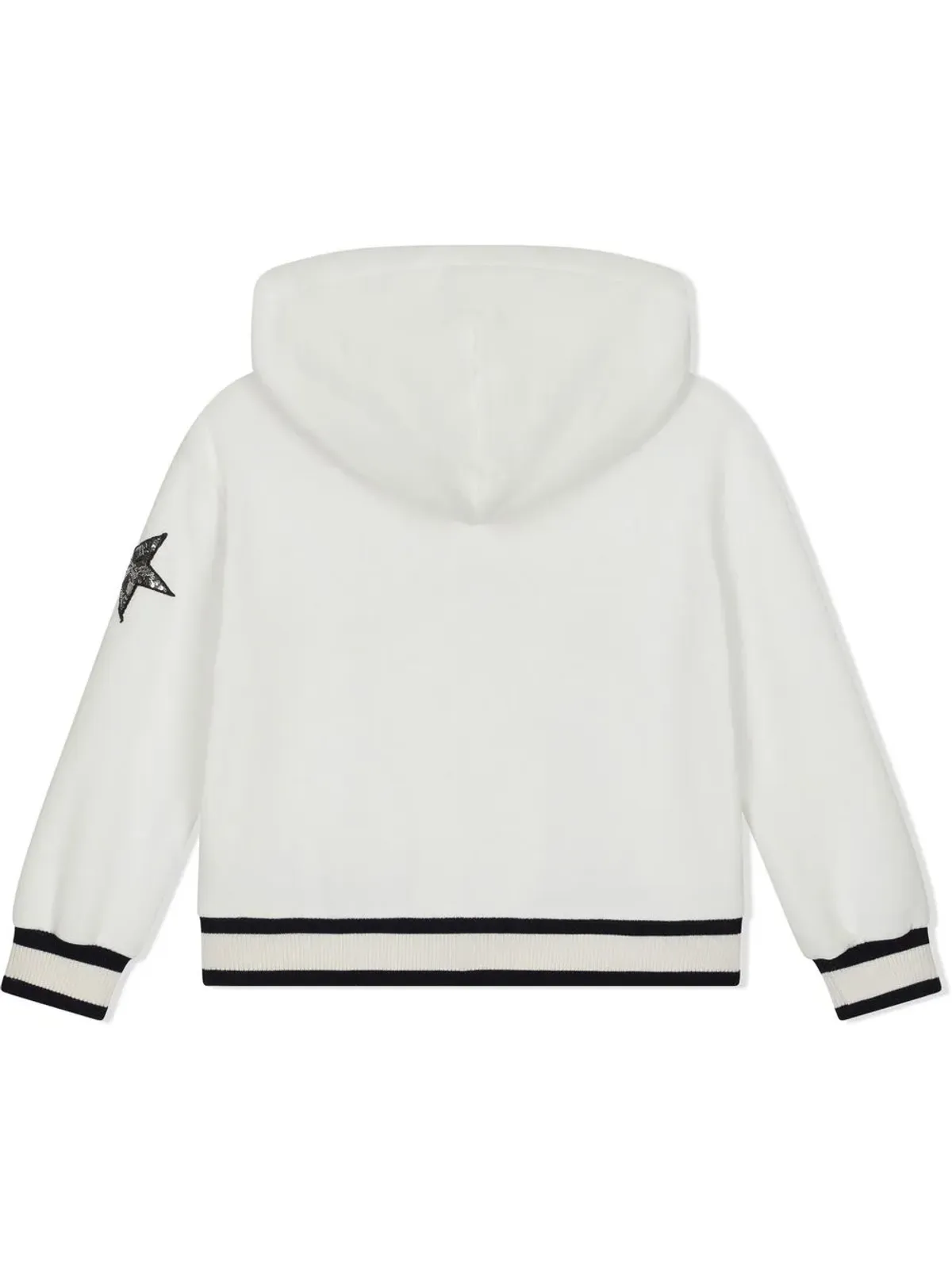 Dolce & Gabbana Kids スター・パッチ ジップフロント フーディ - 画像2