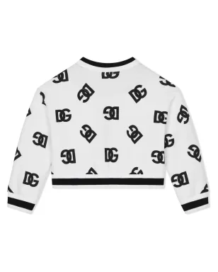 Dolce & Gabbana Kids DGロゴ丸首スウェット - サムネイル2