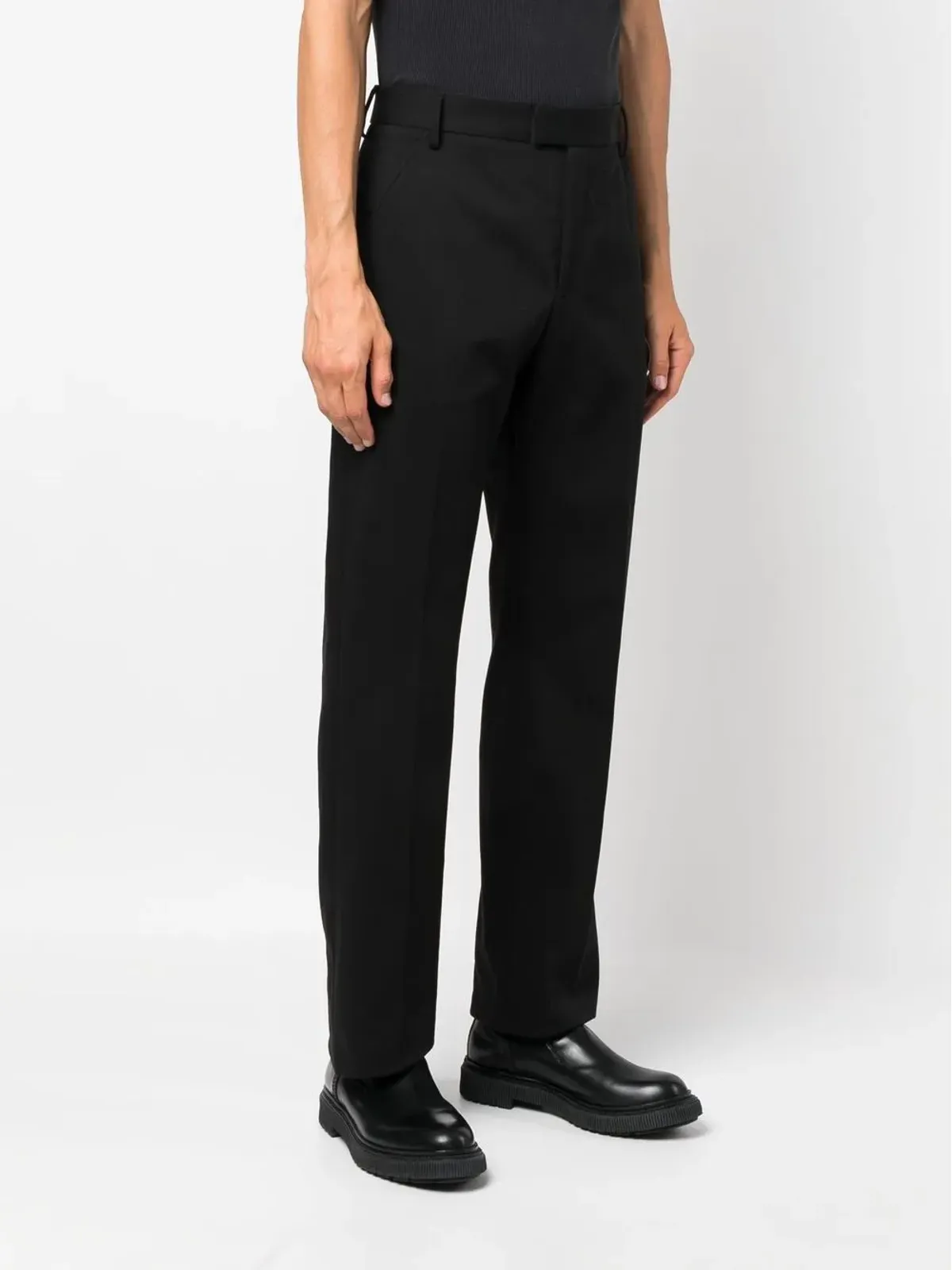 Alexander McQueen ストレートレッグ コットンパンツ - 画像3