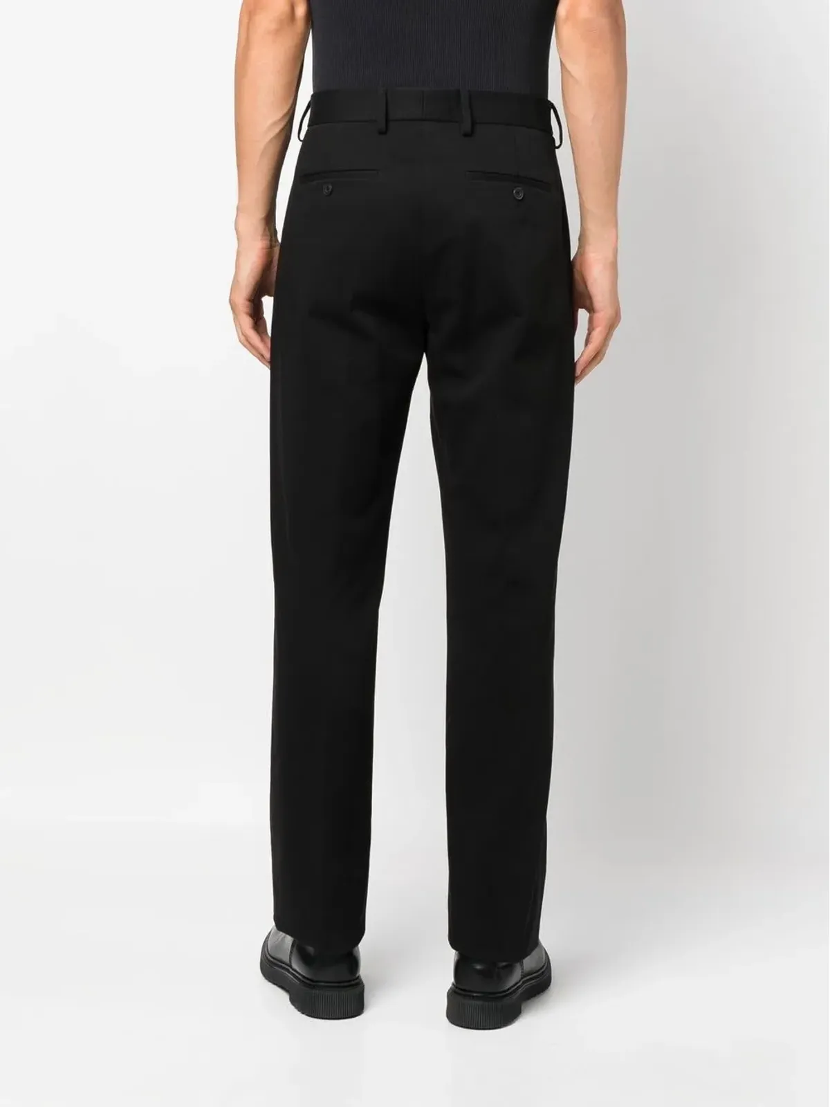 Alexander McQueen ストレートレッグ コットンパンツ - 画像4
