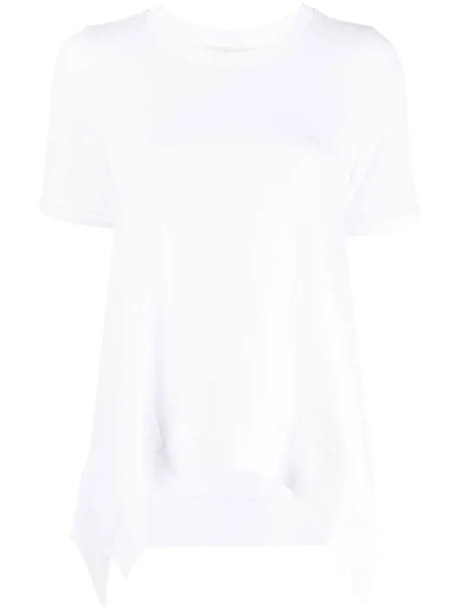 Stella McCartney Stella McCartney ウォーターフォールヘムTシャツの商品画像
