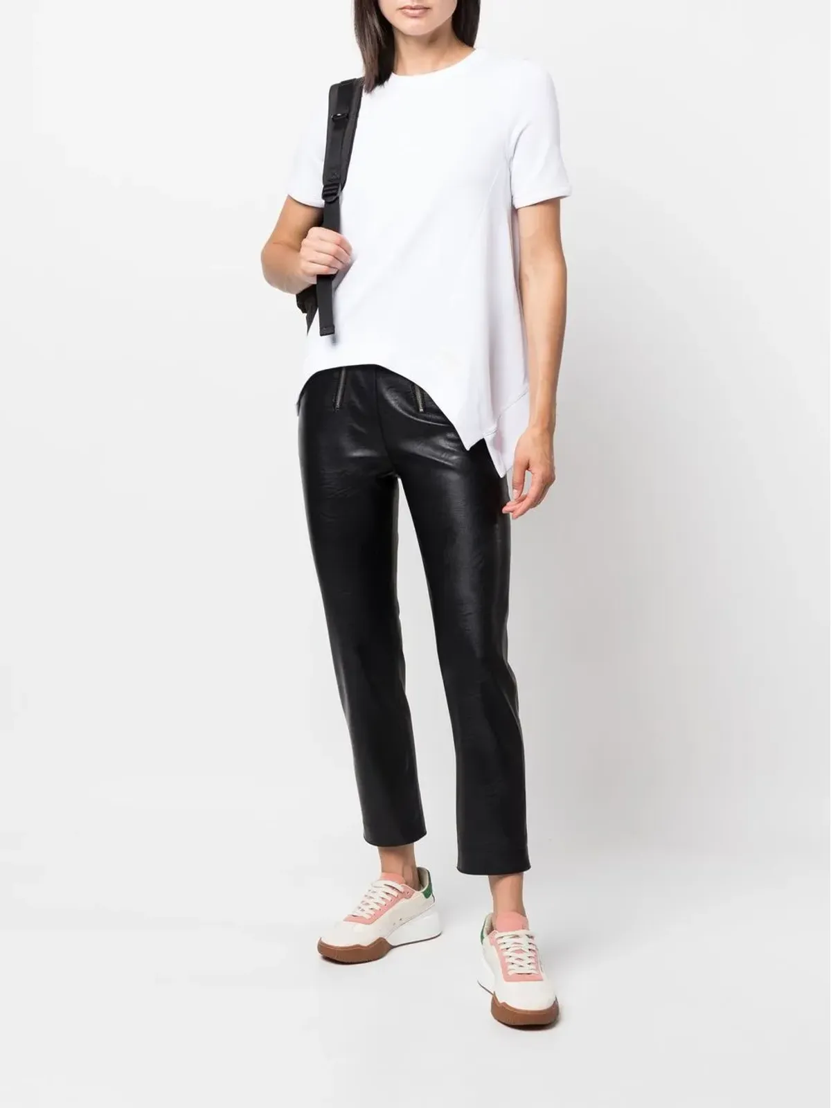 Stella McCartney ウォーターフォールヘムTシャツ - 画像2