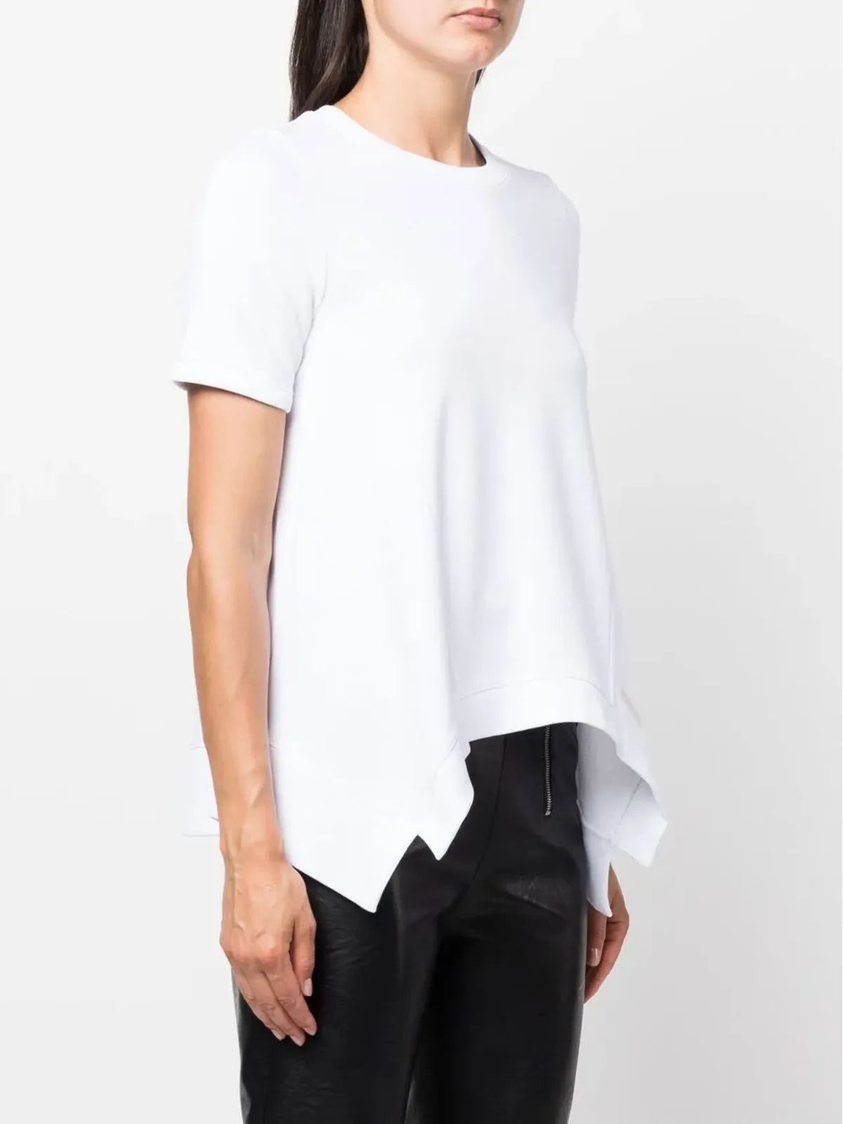 Stella McCartney ウォーターフォールヘムTシャツ - 画像3