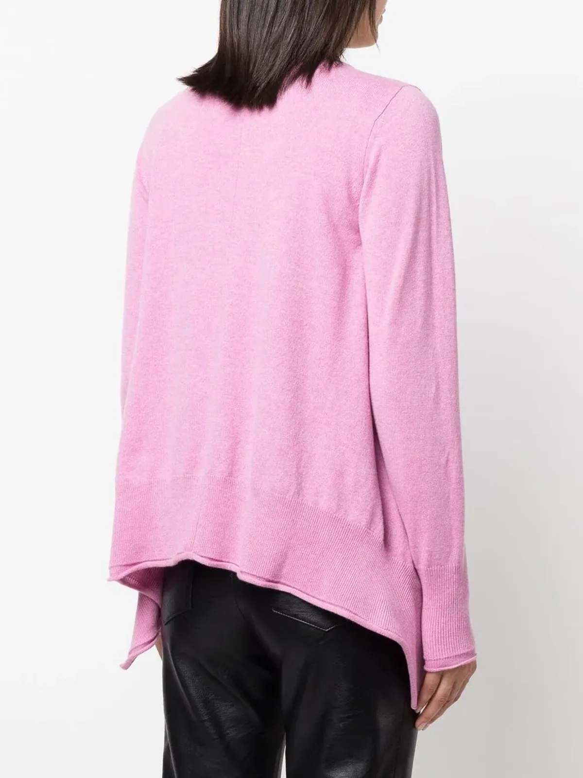 Stella McCartney ウォーターフォールヘムのファインニットセーター - ピンク - 画像4