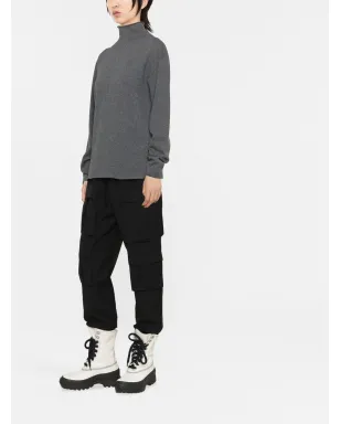 Jil Sander モックネック・ニットセーター（グレー） - サムネイル3