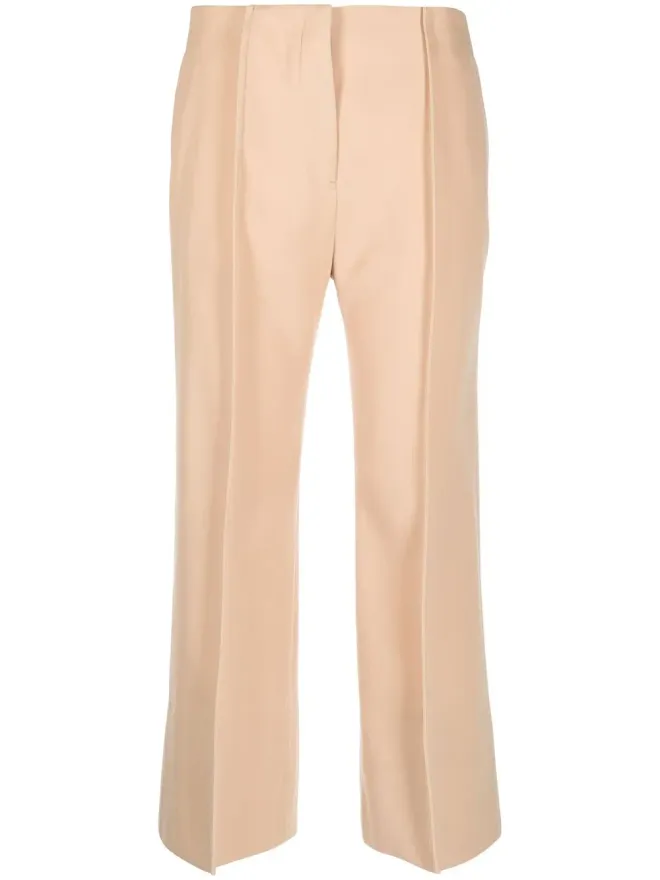 Jil Sander Jil Sander クロップドコットンパンツの商品画像