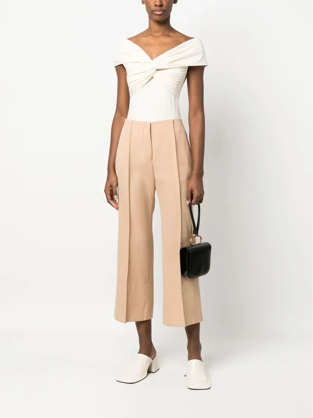 Jil Sander クロップドコットンパンツ - 画像2