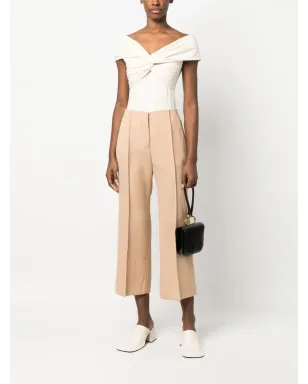 Jil Sander クロップドコットンパンツ - サムネイル2