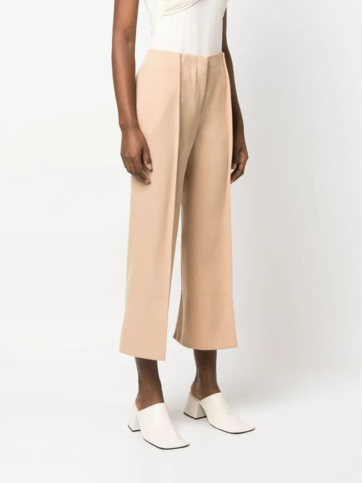 Jil Sander クロップドコットンパンツ - 画像3