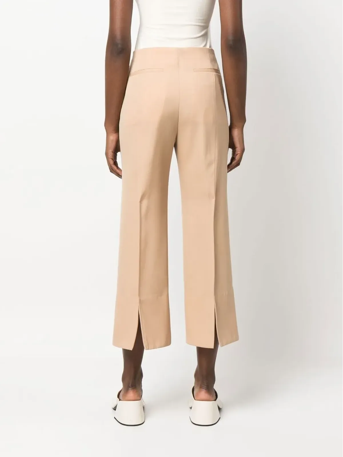 Jil Sander クロップドコットンパンツ - 画像4