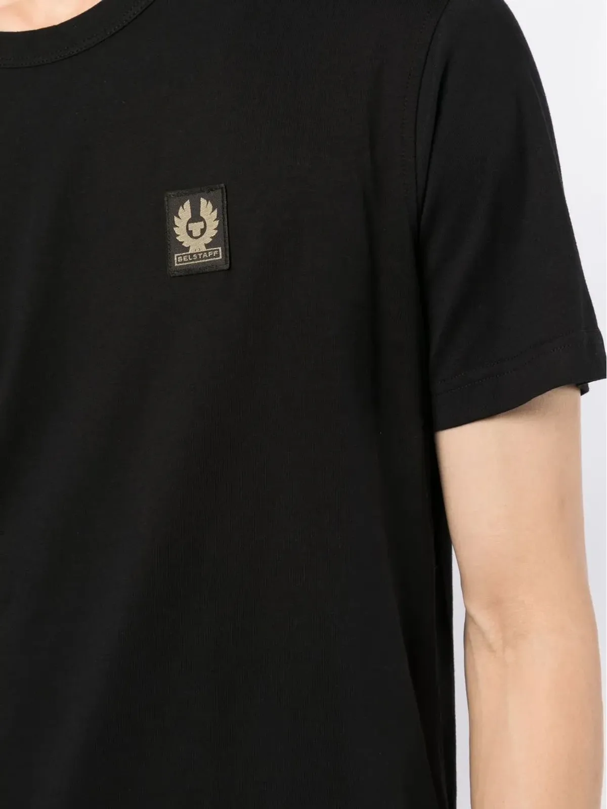 Belstaff ロゴパッチ クルーネックTシャツ - 画像5