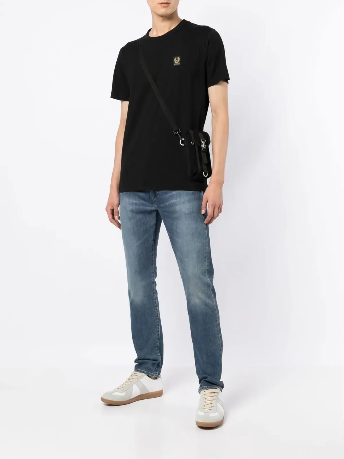 Belstaff ロゴパッチ クルーネックTシャツ - 画像2