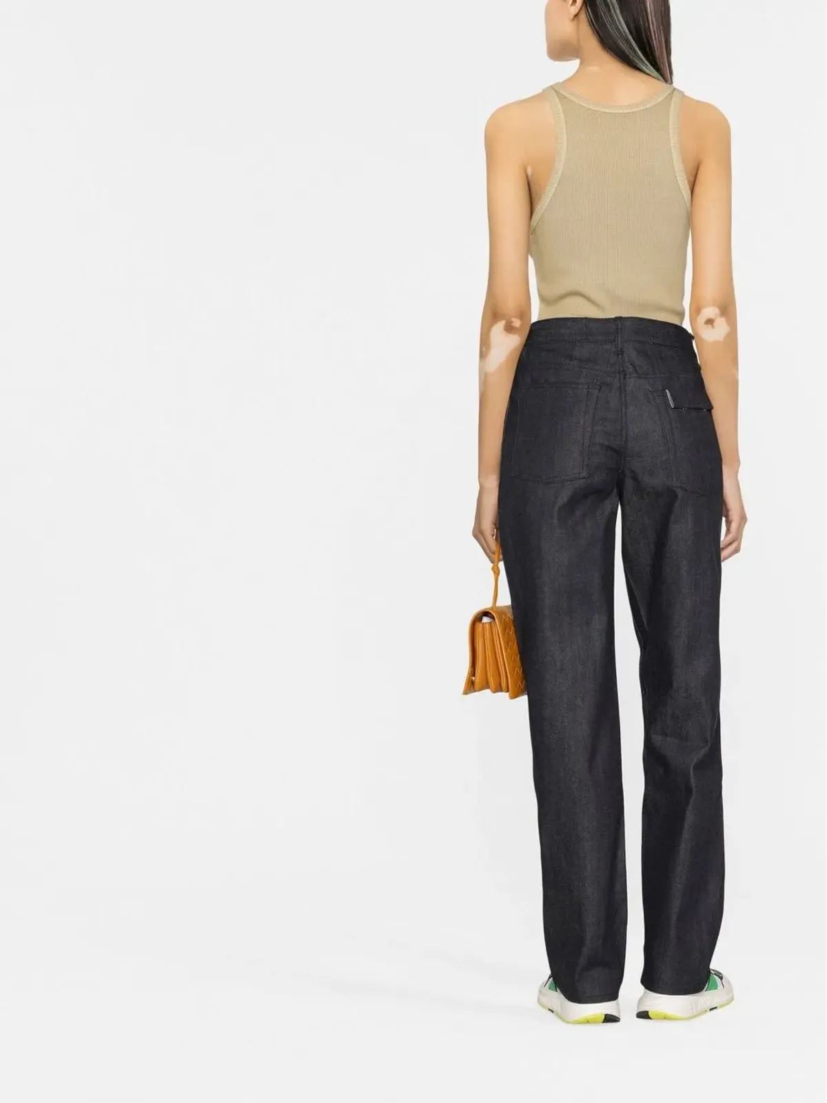 Jil Sander ハイウェストストレートジーンズ - Blue - 画像4