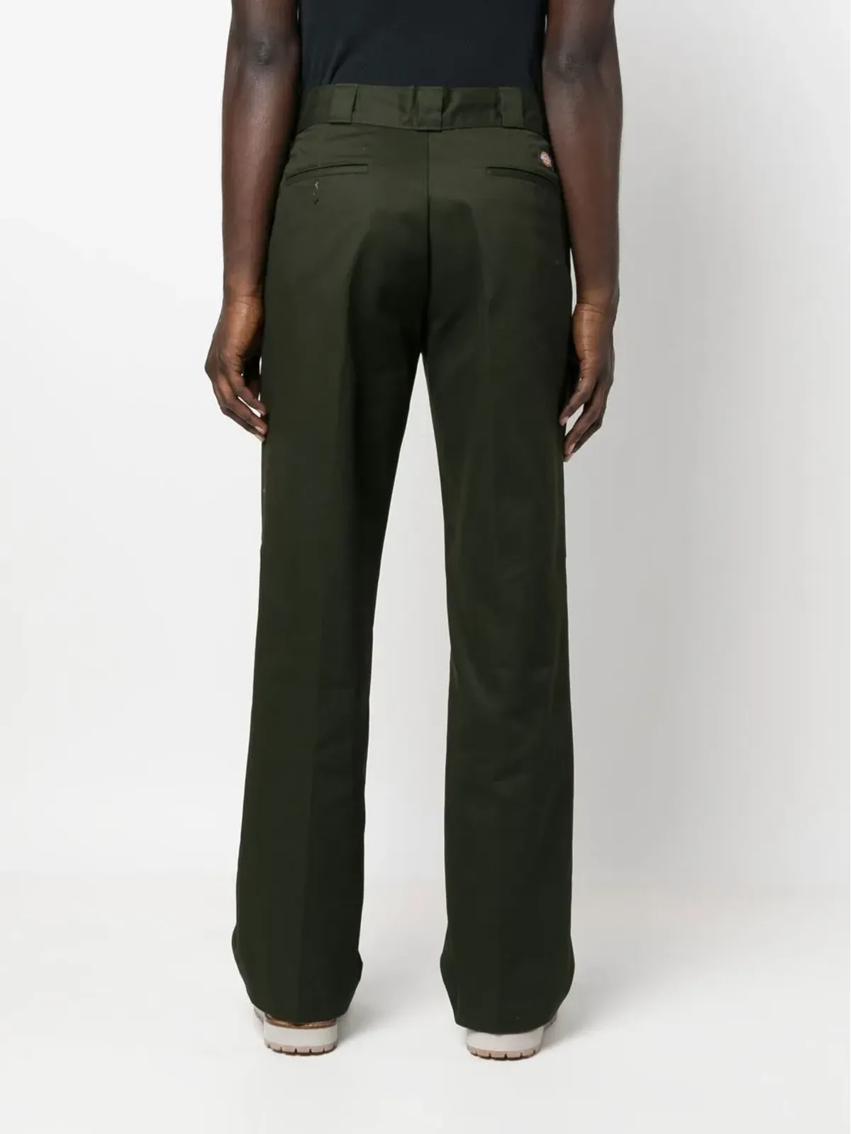 Dickies Construct オリーブグリーンのストレートレッグ テーラードパンツ - 画像4