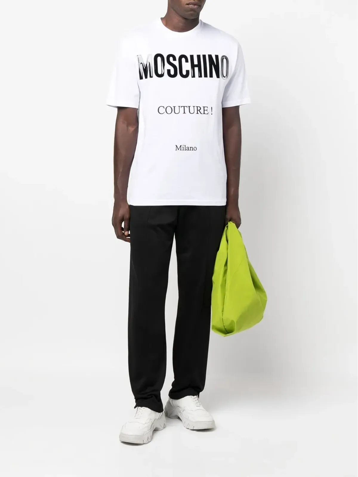 Moschino ロゴプリント入りオーガニックコットンTシャツ - 画像2