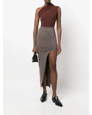 Rick Owens アシンメトリック ミディ丈スカート - サムネイル2