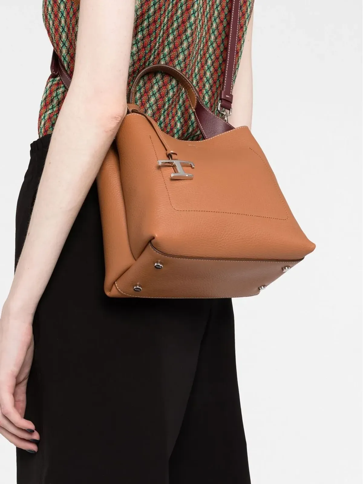 Tod's T-plaque トートバッグ - 画像3