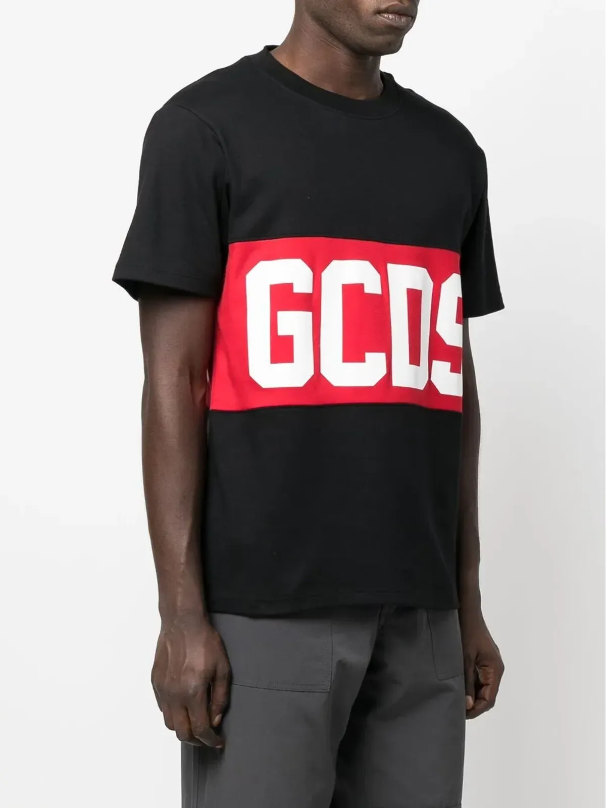 GCDS バンド ロゴプリント Tシャツ - 画像3